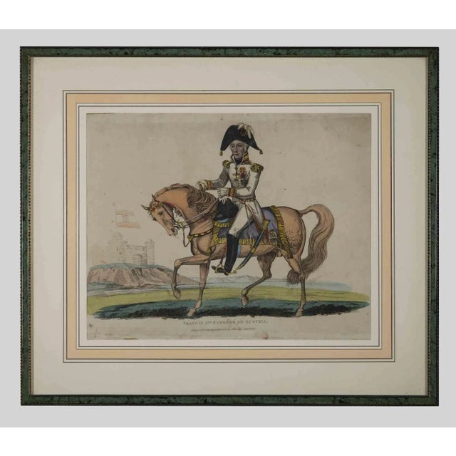 Unknown, Emperor of Austria, Lithograph, 1816 For Sale - Image 3 of 3