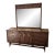 1960's Mid Century Modern Broyhill Brasilia Triple Dresser and Mirror For Sale