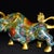 Vintage Cloisonne Enamel Bull Figurine – 11" Gilt Ox Sculpture With Floral Motif For Sale In Los Angeles - Image 6 of 18