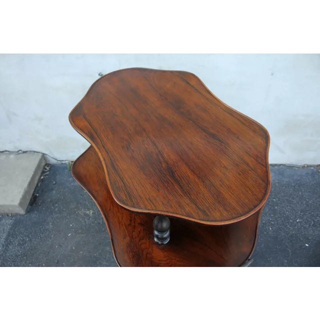 Early 20th Century Very French Rosewood Two-Tier Server Table For Sale In Philadelphia - Image 6 of 10