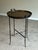Hollywood Regency Late 20th Century Hollywood Regency Round Cocktail Tray Top Accent Table With Faux Bamboo Base For Sale - Image 3 of 9