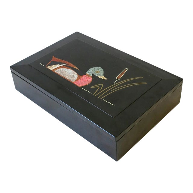Black Box with Mallard Duck For Sale