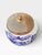 Blue Hand-Painted Dutch Delft Blue Tobacco Jar & Humidor with Brass Lid from Goedewaagen, Gouda, 1930s For Sale - Image 8 of 16