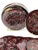 Mid-Century Modern 1960s Japanese Lacquerware Coasters – Vintage Asian Barware Set With Box For Sale - Image 3 of 11