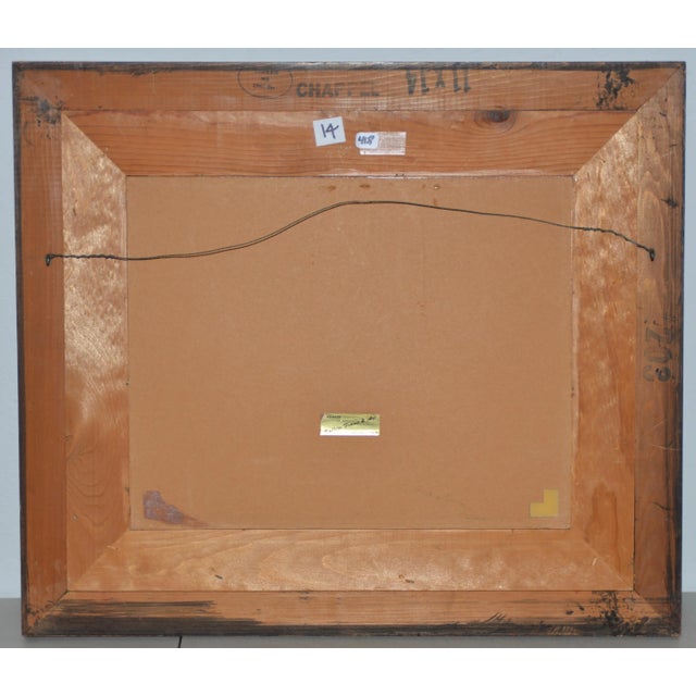 Lucille Hobbie (1915-2008) Winter Landscape C.1952 For Sale In San Francisco - Image 6 of 7