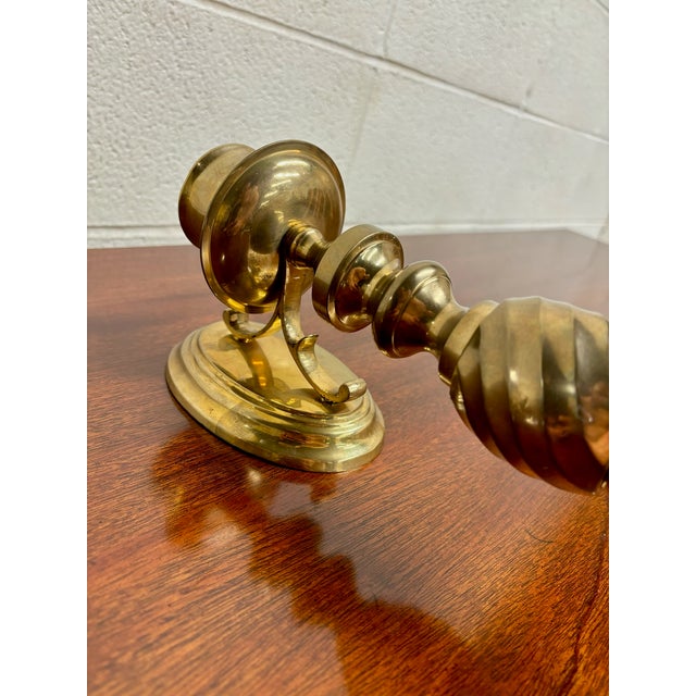 This is an absolutely gorgeous vintage Mid Century-style solid brass GATCO 14.75’ wall sconce. Solid, sturdy, and ready to...