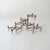 Vintage Modular Metal Candleholders by Stoff Nagel, 1970s, Set of 9, in Very Good conditions. Designed 1970 to 1979 This...
