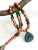 Metal Artisan Solid Copper & Green Aventurine Statement Necklace | Verdigris Patina Pendant | Bohemian Luxe Handcrafted Jewelry For Sale - Image 7 of 18