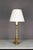 Brass Early 19th Century Ornate Brass Candlestick Table Lamp For Sale - Image 8 of 8