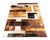 Cowhide Patchwork Carpet, 9' 8" X 6' 9" For Sale - Image 4 of 7