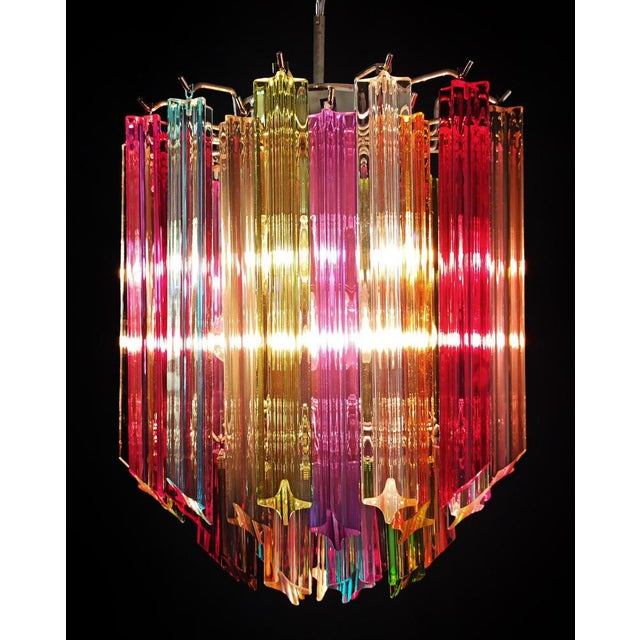 Vintage Murano Chandelier, 1980 For Sale - Image 9 of 18