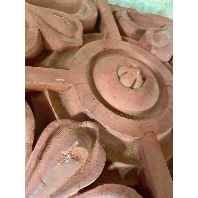 Late 19th Century Victorian English Architectural Terracotta Molded Ornamental Building Brick, Tile For Sale - Image 11 of 12