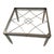 Stunning Hollywood Regency style cocktail table that combines architectural geometric symmetry with sleek mid-century...