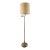 Vintage Brass Swing-Arm Library/Reading Floor Lamp For Sale