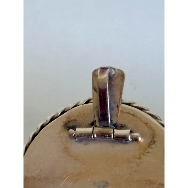 1900 - 1909 1940s 14k Gold Edwardian Style Shell Cameo Habillé Convertible Brooch Pendant For Sale - Image 5 of 9