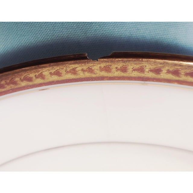 Limoges Antique Porcelain Service for 12 1920s Gold Rim 56 PCS For Sale - Image 16 of 16
