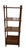 Burnt Umber Vintage Four-Tier Turned-Wood Étagère Stand With Base Drawer For Sale - Image 8 of 12