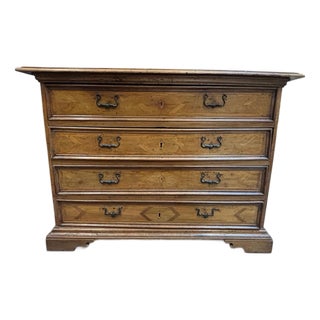 17th Century Italian Walnut Commode For Sale