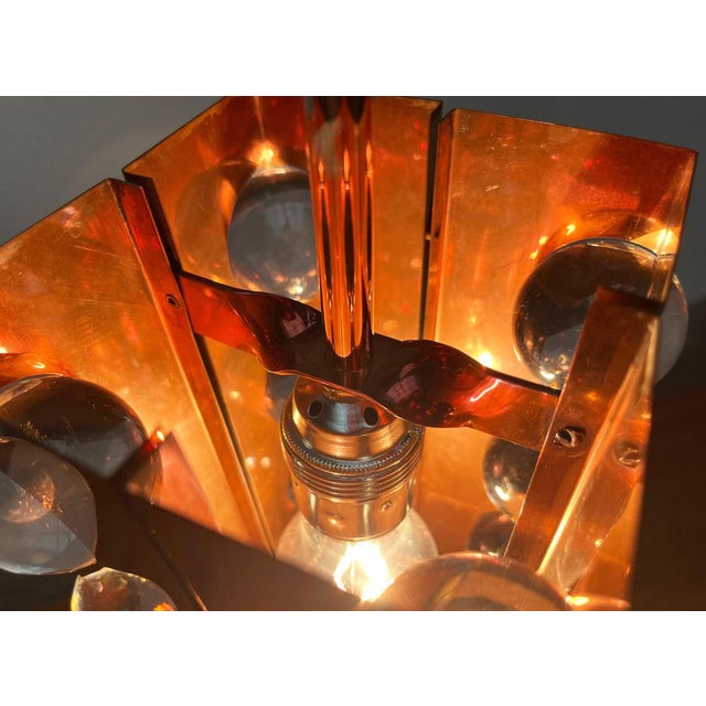 Mid-Century German Acryl and Copper Pendant Lamp from Cosack, 1960s For Sale - Image 17 of 18