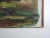 Vintage mid 20th century impressionist oil on canvas windswept landscape painting. Signed illegibly lower right corner....