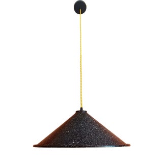 Large Vintage Industrial Sheet Metal Pendant Light, 39 Cm, 1970s For Sale