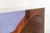 Wood French Postmodern Dressing Table in Walnut Wood and Lilac Leather., 1980s For Sale - Image 7 of 16