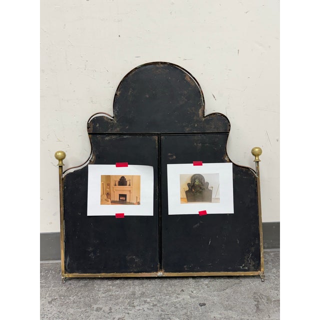 19th Century Head Board With Hand Painted Boat Scene For Sale - Image 12 of 12