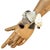 One-of-a-kind statement wrist cuff hand-crafted by the artisans of Studio Greytak - Missoula Montana. A conceptual art...