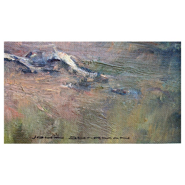 Australian Gum Trees Landscape by John Sharman For Sale - Image 4 of 4