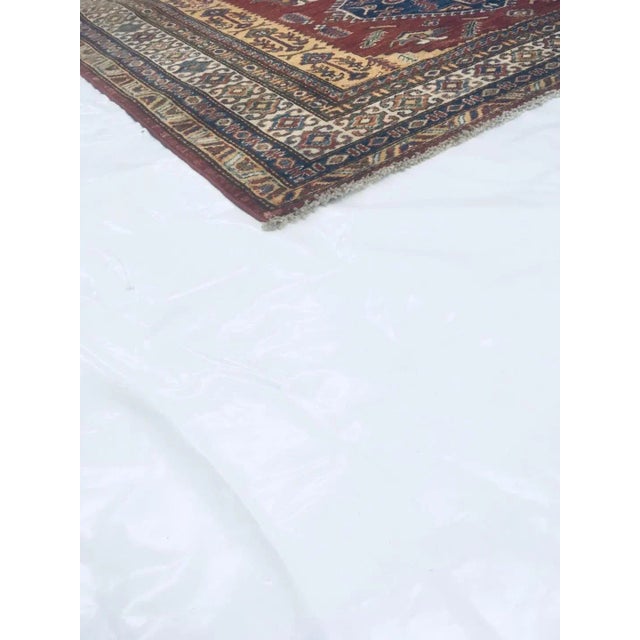 Textile Super Khotan Ghanzi Wool Rug - 5' X 6'3" For Sale - Image 7 of 8