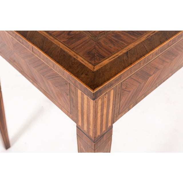 Italian Kingwood and Walnut Console Tables, 18th Century, Set of 2 For Sale - Image 6 of 12