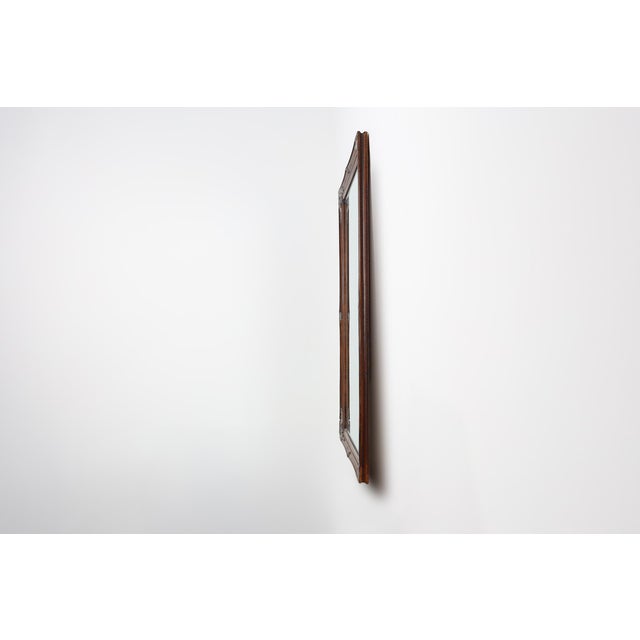 Antique Facet-Cut Mirror with Carved Wood Frame, France, 1850s For Sale - Image 5 of 12