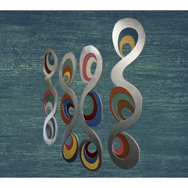 Italian Postmodern Memphis-Style Wall Sculpture, 1980s For Sale - Image 9 of 13