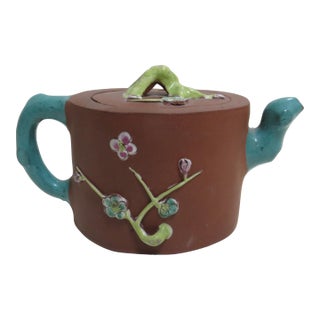 Antique Chinese Yixing Zisha Clay Teapot For Sale