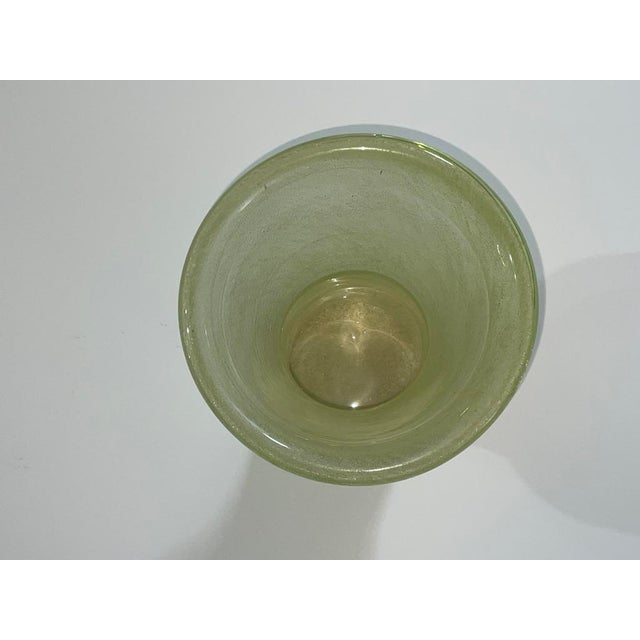 Architectural Italian Art Glass Vase With Scavo Finish, Circa 1960s–70s For Sale In Atlanta - Image 6 of 6