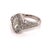 Diamond Ring 14k White Gold 0.45 TCW 4.88g Certified, Size 6.5 For Sale - Image 13 of 13