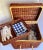 Vintage Woven Wicker Basket With Picnic Accessories- 22 Pieces For Sale - Image 12 of 13