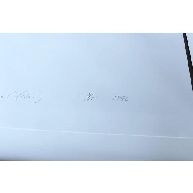 Late 20th Century 1996 "Chair" Still Life Gelatin Silver Numbered Print by Robert Stivers For Sale - Image 5 of 6