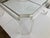 1980s Karl Springer Lucite Coffee Table With Angle Corners For Sale - Image 5 of 12