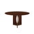 Brown Taylor Round Dining Table by Wood Tailors Club For Sale - Image 8 of 8