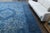 1970s Vintage Persian Handmade Wool Cotton Blue Area Rug For Sale - Image 4 of 11