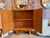 Mid-Century Modern Italian Diamond Fronted Maple Cabinet, 1960s For Sale - Image 3 of 9