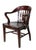 Pair of vintage Bank or England, Yale Library, Jury style arm chairs by The Marble & Shattuck Furniture Company. Both...