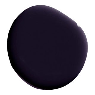 BACKDROP Adhesive Sample Swatch in Mcqueen (Inky Black with a Hint of Purple) For Sale