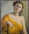Woman in Yellow Drapery, 1960s, Oil on Canvas For Sale - Image 4 of 13