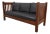 Quaker Mission Craft Stickley Style Vintage Mission Oak Sofa For Sale