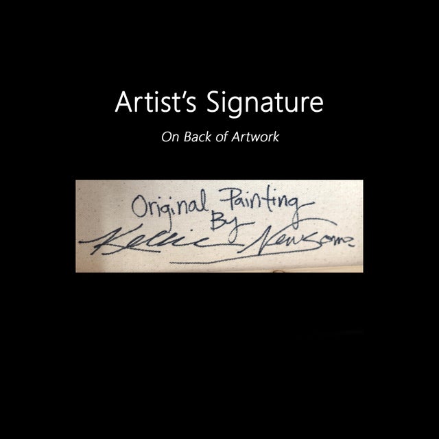 Local Blooms - Framed Abstract Colorful Still Life Mixed Media Art on Canvas Original Artwork by Kellie Newsome For Sale - Image 9 of 9