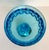 Mid-Century Modern 1960s Indiana Glass King's Crown Aqua Blue Thumbprint Pedestal Compote For Sale - Image 3 of 7