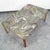Wood Mid Century Modern Coffee Table Rectangular Marble Rosewood Metal Steel Stone For Sale - Image 7 of 12