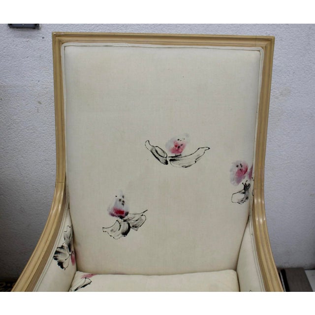 Mid 20th Century Mid 20th Century Pair of Wood Carved French Armchairs For Sale - Image 5 of 9